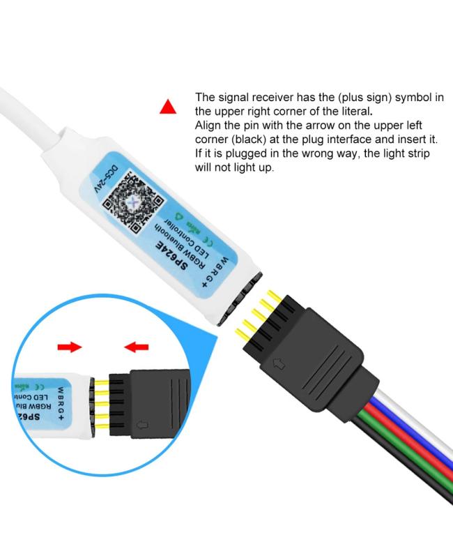 SP623E Inline Bluetooth RGBW Mini LED Controller