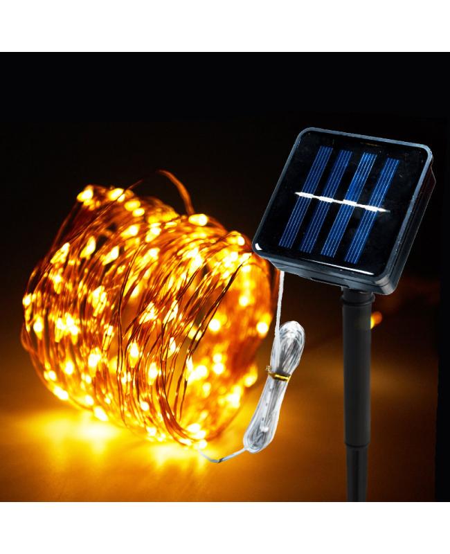 Waterproof Multicolor Solar String Lights Outdoor