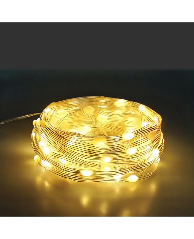 warm white solar string lights outdoor