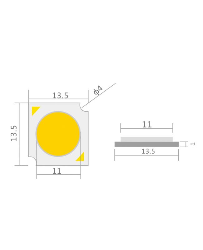 18W High Power COB LED Chip