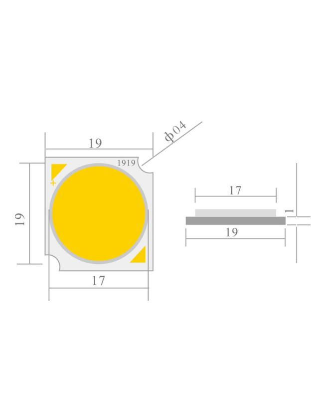 30W COB LED Chip