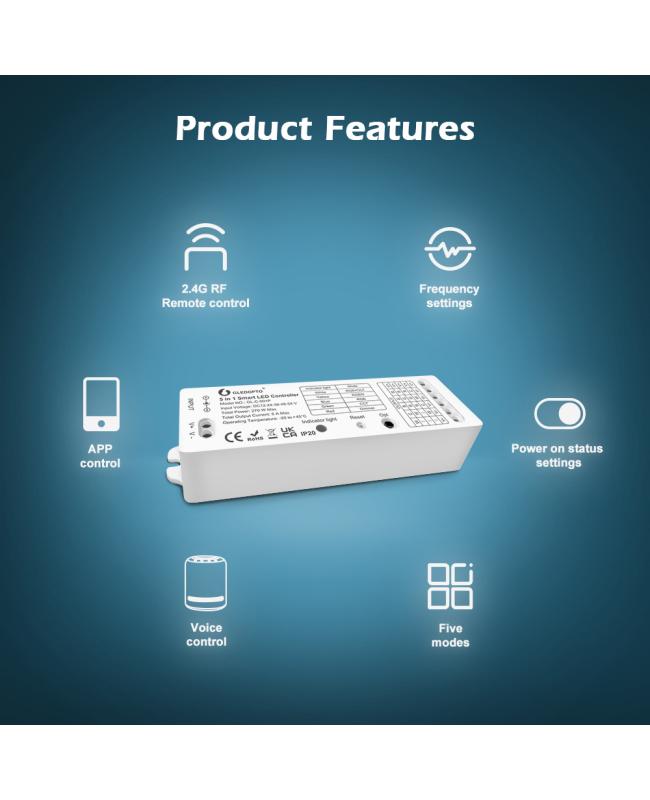 zigbee rgb cct strip controller