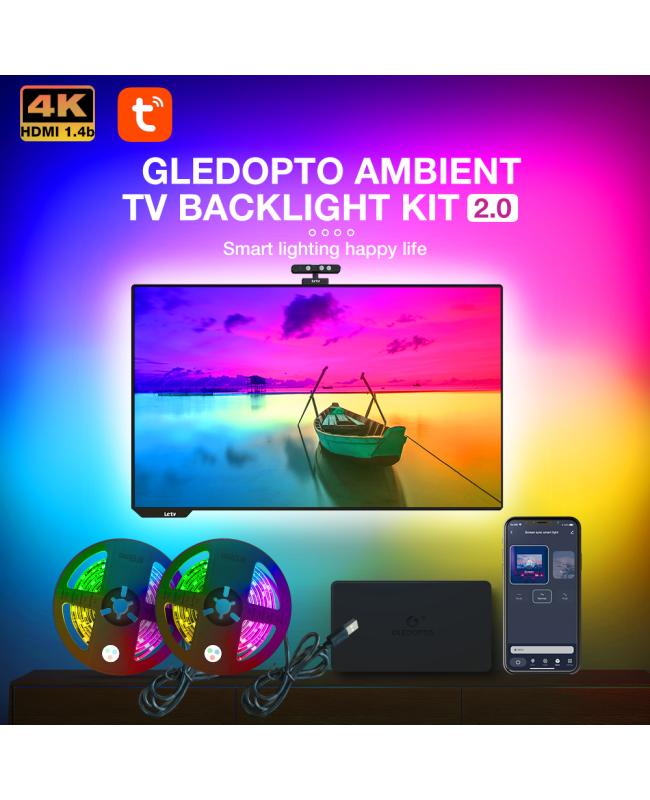 Gledopto Sync Box Ambient Backlight Kit 2.0 HDMI-compatible