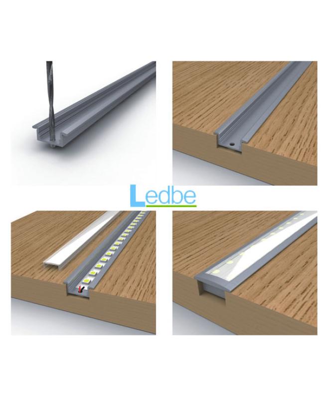 Flush Mounted LED Profiles