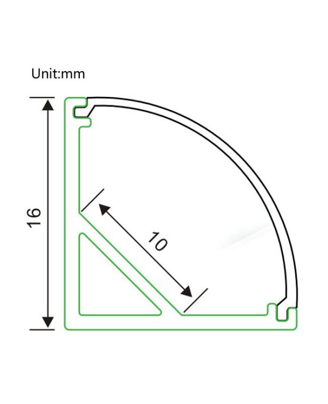 Angled LED Profile