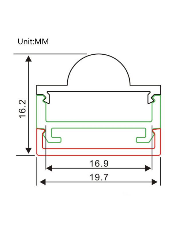 Surface Mounted LED Profile