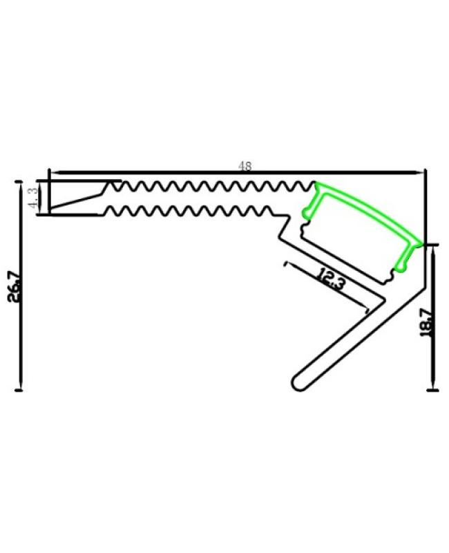 LED Profile For Stairs