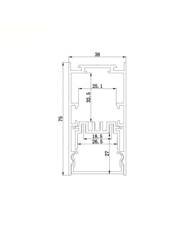 LED Channel Ceiling Size