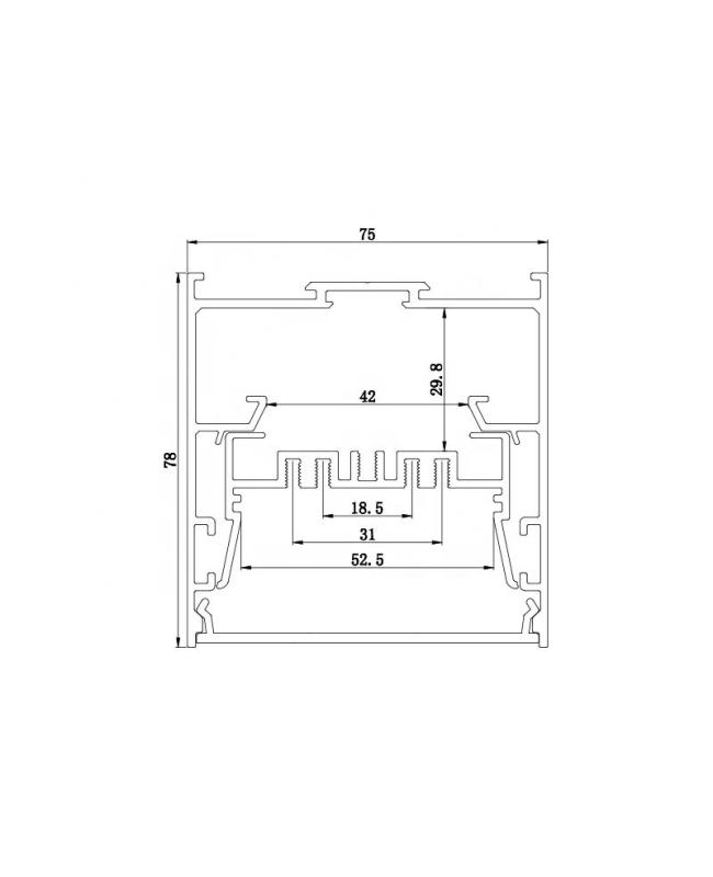 LED Aluminum Channel System For Linear Light