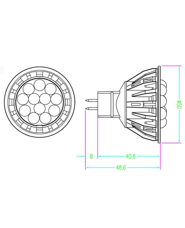 5W MR16 LED Lamp