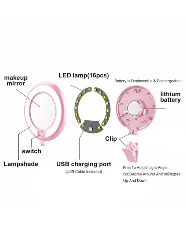 Selfie LED Light Structure